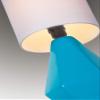 Lite Source Mini Table LAMP, Orange Ceramic/White Linen Shade, E27 A 60W LS-23204ORN view 2
