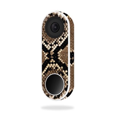 MightySkins Skin Compatible with Nest Hello Video Doorbell - Rattler | Protective, Durable, and Unique Vinyl Decal wrap Cover | Easy to Apply, Remove, and Change Styles | Made in The USA