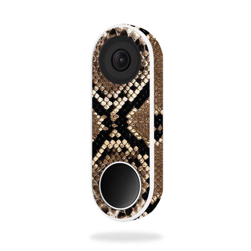 MightySkins Skin Compatible with Nest Hello Video Doorbell - Rattler | Protective, Durable, and Unique Vinyl Decal wrap Cover | Easy to Apply, Remove, and Change Styles | Made in The USA