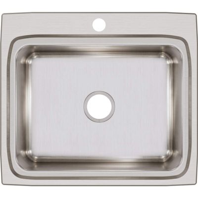 Elkay Lustertone Classic LR25221 Single Bowl Drop-In Stainless Steel Sink