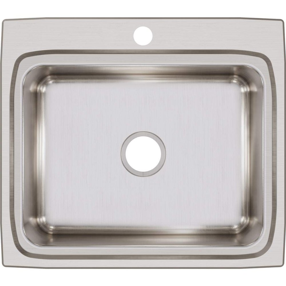 Elkay Lustertone Classic LR25221 Single Bowl Drop-In Stainless Steel Sink