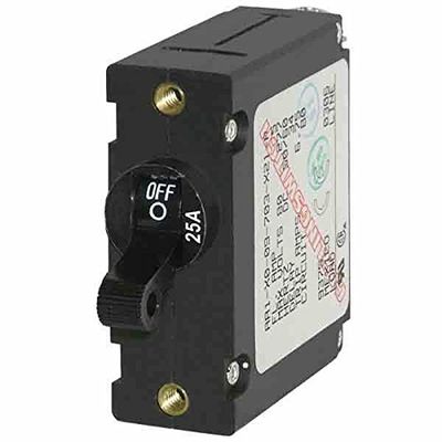 AMRB-7216 Blue Sea A-Series Black Toggle Circuit Breaker - Single Pole 25A