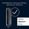 Motorola MG7700 Modem WiFi Router Combo with Power Boost | Approved by Comcast Xfinity, Cox and Spectrum | for Cable Plans Up to 800 Mbps | DOCSIS 3.0 + Gigabit Router view 2