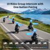 Fodsports Motorcycle Bluetooth Intercom, Music Sharing, M1S Pro 2000m 10 Riders Group Helmet Communication System Headset Universal Wireless Interphone (Waterproof/Handsfree/Stereo Music/GPS/2 Mic) view 3