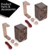 Pyle Dual Waterproof Outdoor Speaker System - 3.5 Inch Pair 3-Way Weatherproof Wall/Ceiling Mounted Camo Style Mini Dual Speakers w/Heavy Duty Grill, Universal Mount, Patio, Indoor Use PLMR24DK view 2