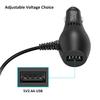 Powseed 34W 3V 4.5V 5V 6V 7.5V 9V 12V DC Car Charger with 10 Tips and USB view 2