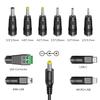 Powseed 34W 3V 4.5V 5V 6V 7.5V 9V 12V DC Car Charger with 10 Tips and USB view 3