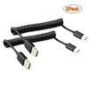 Seadream 2Pack Coiled Type-C USB C Cable,Coiled USB C to USB 2.0 A Male Charger Cable for Car Galaxy S21 S20 S10,S9 S8, Note 20 10 9 8 7, C9 Stretched to 3 Feet,1.5A view 3