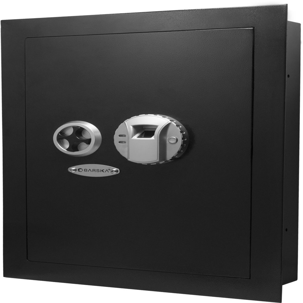 winbest Biometric Fingerprint Security Hidden Wall Safe 15.4 in x 3.73 in x 20.75 in