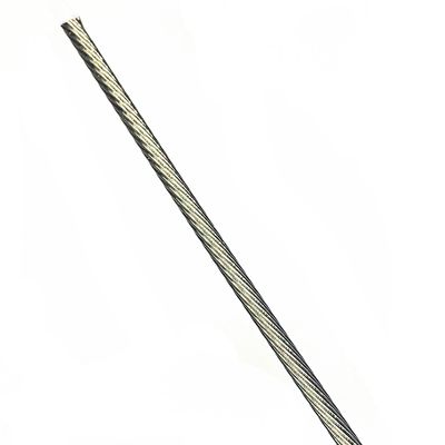 PSI - Made to Order Stainless Steel 304 Wire Rope 1/16" Core, 7x7 Strand, Multi-Purpose DIY Balustrade String Light Outdoor Guide Wire Clothesline General Safety Cable (20 feet, Bare)