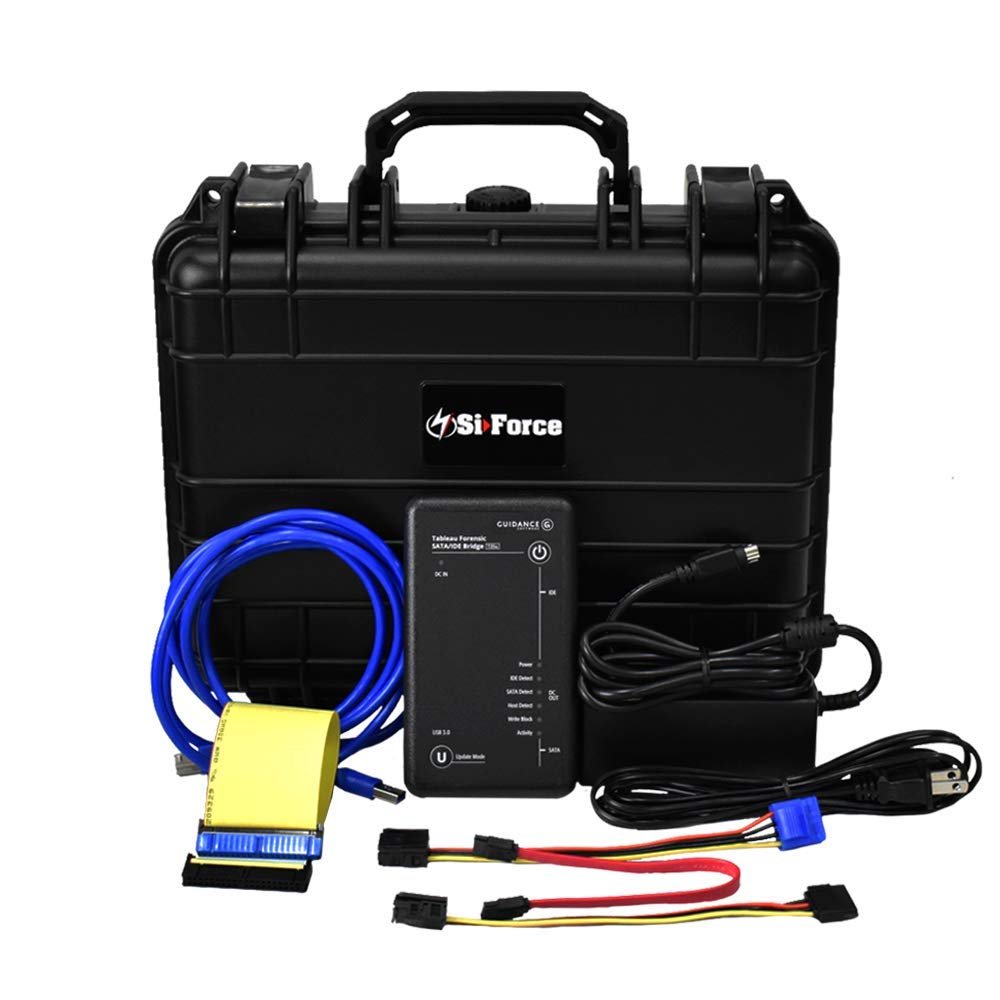 SiForce Tableau Forensic SATA/IDE Bridge TK35U Bundle with Rugged Case (TK35U+)