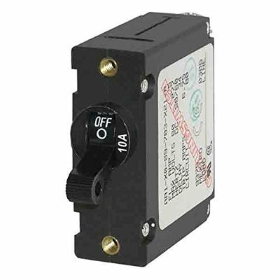 AMRB-7204 * Blue Sea A-Series Black Toggle Circuit Breaker - Single Pole 10A
