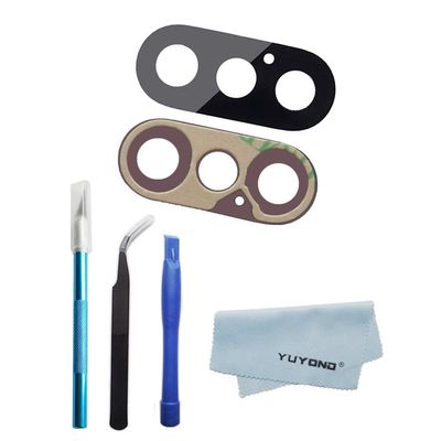 YUYOND OEM Original Camera Glass Lens Replacement for iPhone X (Glass Only No Ring Frame) Tools