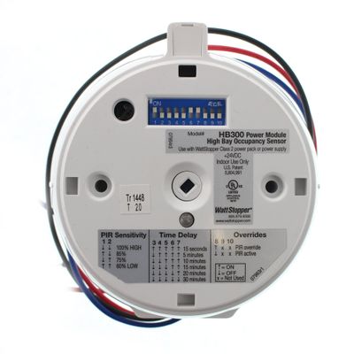 WATT STOPPER HB 300-B 24VDC, HIGH Bay Occupancy Sensor, White