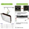 CYLED 65W LED Canopy Light Industrial Waterproof Explosion-proof Outdoor High Bay Balcony Car Park Lane Gas Station Ceiling Light Equivalent 250W HID/HPS 6500 Lm 6000K DLC qualified view 3