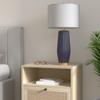 JONATHAN Y Roman Table Lamp 28.5" Modern Ceramic for Living Room, Navy view 2