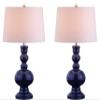 JONATHAN Y Genie 28.5" Glass Table Lamp, Navy, Set of 2 view 1