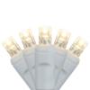 Wintergreen Lighting Warm White Craft Lights, LED String Lights Curtain Lights for Crafting Warm LED Curtain Lights, Small Craft LED Lights, White Wire (100 Lights, 50 Ft, Warm White Twinkle) view 1