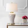 JONATHAN Y Arthur Textured Ceramic Table Lamp 29", Cream view 2