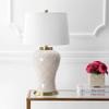 JONATHAN Y Arthur Textured Ceramic Table Lamp 29", Cream view 3