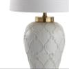 JONATHAN Y Arthur Textured Ceramic Table Lamp 29", Cream view 4