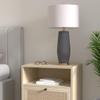 JONATHAN Y Roman Table Lamp 28.5" Modern Ceramic for Living Room, Gray view 2