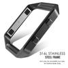 AISPORTS Fitbit Blaze Accessory Frame Black, Stainless Steel Metal Watch Frame Holder Shell Replacement Housing Protective Case Cover for Fitbit Blaze Smart Watch view 3