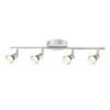 Globe Electric 58932 Payton Collection 4 Bar Track Light, Matte Silver, Bulb Not Included view 1