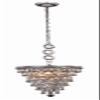 Elegant Lighting 1219D13AS/RC Nordic Collection Pendant Lamp D13" H16" 3-Light, Clear view 1