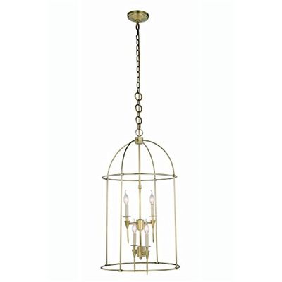 Elegant Lighting 1491D20BB Bavaria Collection Pendant Lamp D20" H38" 4-Light