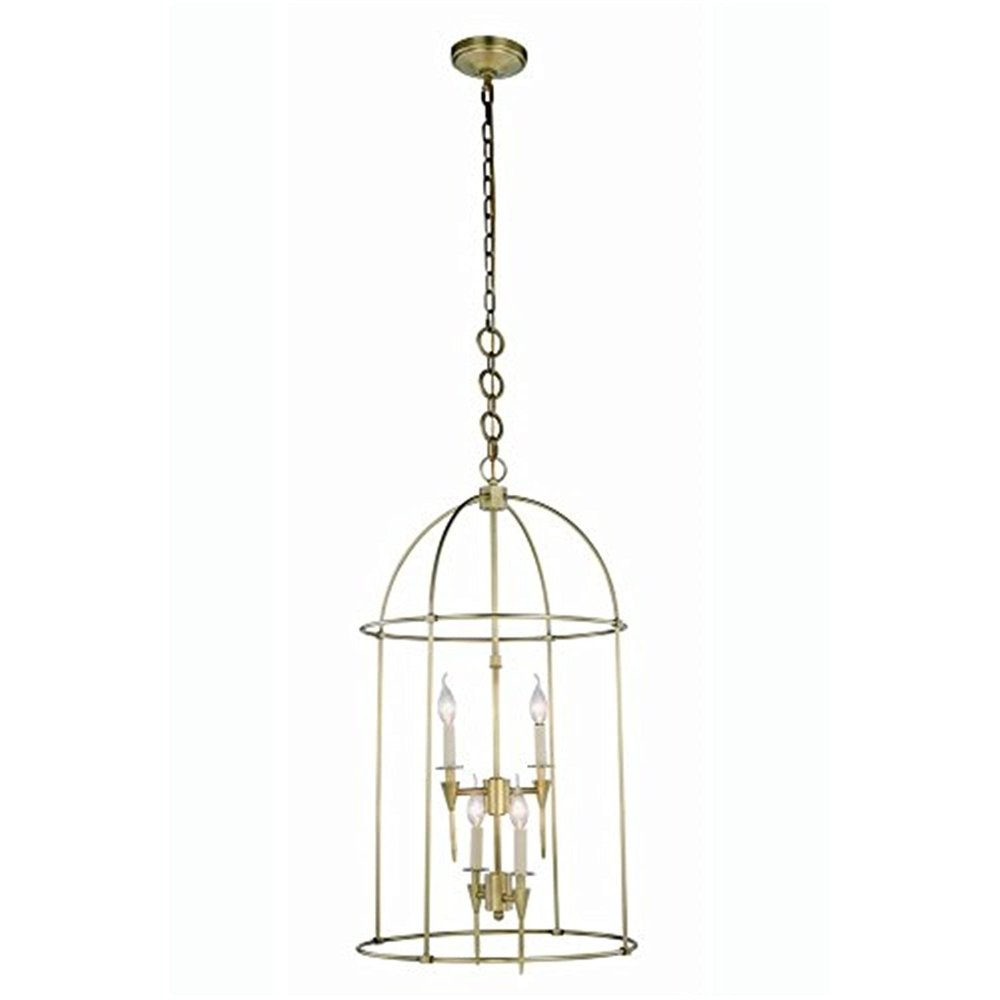 Elegant Lighting 1491D20BB Bavaria Collection Pendant Lamp D20" H38" 4-Light