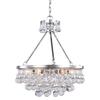 Elegant Lighting 1509D22PN Bettina Collection Pendant Lamp D22" H22" 6-Light, Clear view 1