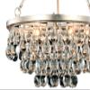 Elegant Lighting 1509D22PN Bettina Collection Pendant Lamp D22" H22" 6-Light, Clear view 2