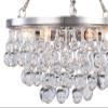 Elegant Lighting 1509D22PN Bettina Collection Pendant Lamp D22" H22" 6-Light, Clear view 3
