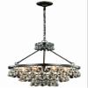 Elegant Lighting 1509D26BZ Bettina Collection Pendant Lamp D26" H24" 8-Light, Clear view 1
