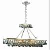 Elegant Lighting 1509D34PN Bettina Collection Pendant Lamp L34" W10" H25" 4-Light, Clear view 1