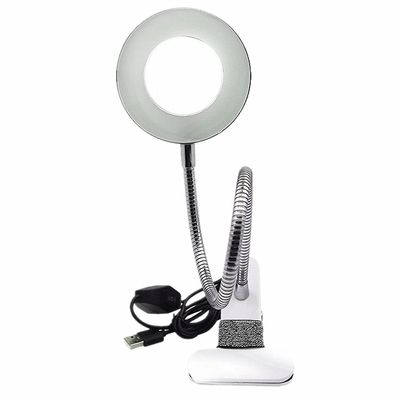 Moyidhi Portable Desk Lamp, Rechargeable Clip on USB LED Reading Lamp for Office,Home,School and Make up
