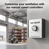 FarmTek Manual Ceiling Fan Speed Controller (240 Volts, 10 Amps) view 3