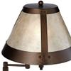 21 1/4" Bronze Brown Table Lamps Set of 2 Swing Arm with USB Charging Port view 3