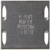 L.H. Dottie 411 Safety Plate, 1-1/2-Inch Width by 2-3/4-Inch Length, 100-Pack view 1