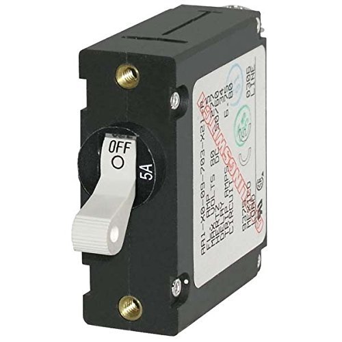 AMRB-7202 Blue Sea A-Series White Toggle Circuit Breaker - Single Pole 5A