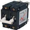 AMRB-7256 Blue Sea C-Series White Toggle Circuit Breaker - Double Pole - 80 AMP view 1