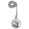 GRAPHICS & MORE Autism Acceptance Tree of Life with Hearts Ceiling Fan and Light Pull Chain view 1