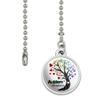 GRAPHICS & MORE Autism Acceptance Tree of Life with Hearts Ceiling Fan and Light Pull Chain view 2