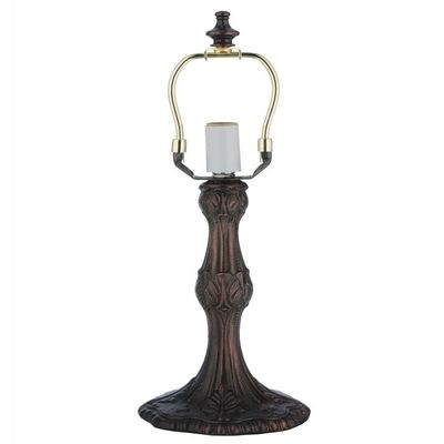 Meyda Tiffany 11321 Pompeii Base with Mini SKT & Harp Set, 8.55" x 4.275" x 4.275"