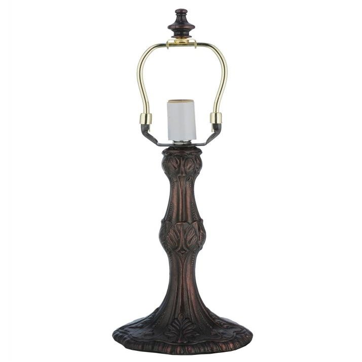 Meyda Tiffany 11321 Pompeii Base with Mini SKT & Harp Set, 8.55" x 4.275" x 4.275"