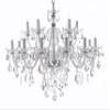 ARRKOYAA Clear 15 Lights K9 Crystal Chandelier Modern Luxurious Light Candle Pendant Lamp Ceiling Living Room Lighting for Dining Living Room Bedroom Hallway Entry 32x35 Inch Gifts(Color Clear) view 1