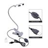 ZJchao Clip on Light, Makeup LED Lights USB Cosmetic Lamp Eyebrow Lip Beauty Salon Desktop Led Lights with Clip Reading Desk Light Book Light for Desk Bed Headboard Makeup view 3