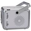 Jensen FM Stereo CD555 Bluetooth Boombox, Silver, 7.00 x 9.75 x 6.00 inches view 2