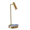 Adesso 3162-21 Kaye LED Desk Lamp Wireless Charging, 7W LED, 5W QI, USB Port, Indoor Lighting Lamps view 1